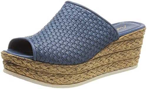 Andrea Conti Damen 1983607 Sandale, Jeans, 39 EU von Andrea Conti