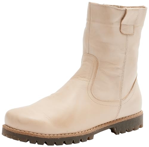 Andrea Conti Damen Boot Mode-Stiefel, Creme, 38 EU von Andrea Conti