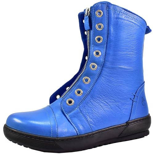 Andrea Conti Damen Stiefelette Boot sportlich Reißverschluss vorne 0066005, Größe:38 EU, Farbe:Mehrfarbig von Andrea Conti