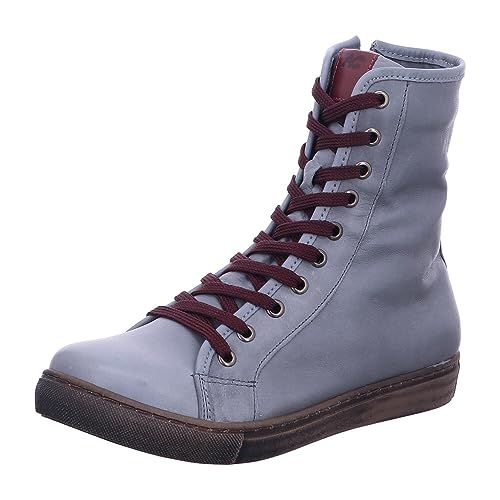 Andrea Conti Damen Boot Mode-Stiefel, anthrazit/Burgund, 42 EU von Andrea Conti