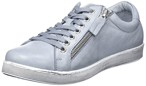 Andrea Conti Damen Sneaker, hellgrau, 35 EU von Andrea Conti