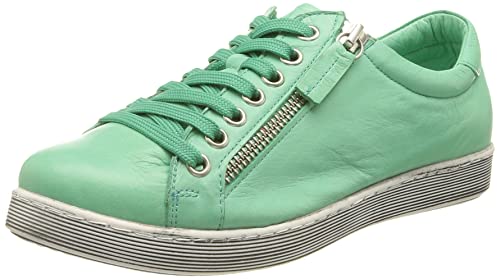 Andrea Conti Damen Sneaker, smaragd, 35 EU von Andrea Conti