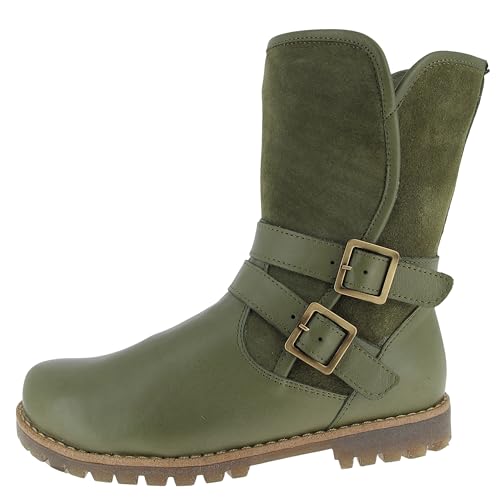 Andrea Conti Damen Chelsea Boot Stiefelette, Oliv, 40 EU von Andrea Conti