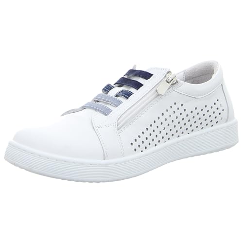 Andrea Conti Damen Da.- Sneaker weiß/blau-Multi Gr. 42 von Andrea Conti