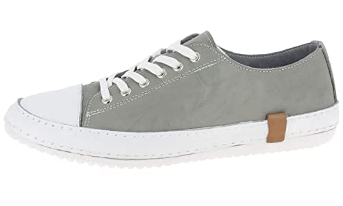 Andrea Conti Damen Halbschuh Schnürschuh bequem tolle Farbe 0025903, Größe:41 EU, Farbe:Grau von Andrea Conti