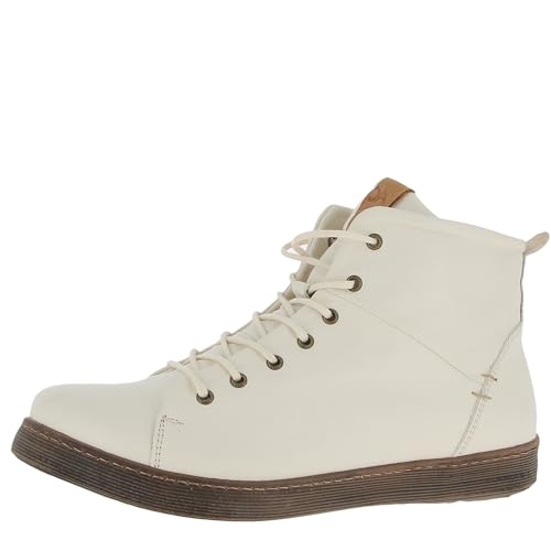 Andrea Conti Damen High Top Sneaker, Creme weiß/Brandy, 38 EU Andrea Conti Damen High Top Sneaker, Creme weiß/Brandy, 38 EU von Andrea Conti