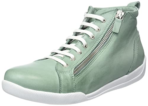 Andrea Conti Damen High Top Sneaker, Peppermint, 41 EU von Andrea Conti