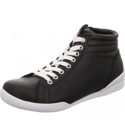 Andrea Conti Damen High Top Sneaker, schwarz, 42 EU von Andrea Conti