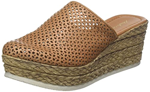 Andrea Conti Damen Keil Clog Plattform, Brandy, 41 EU von Andrea Conti
