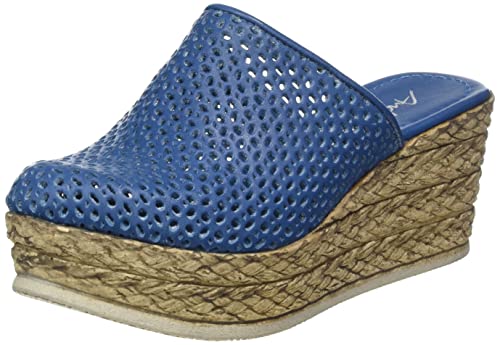 Andrea Conti Damen Keil Clog Plattform, Jeans, 41 EU von Andrea Conti