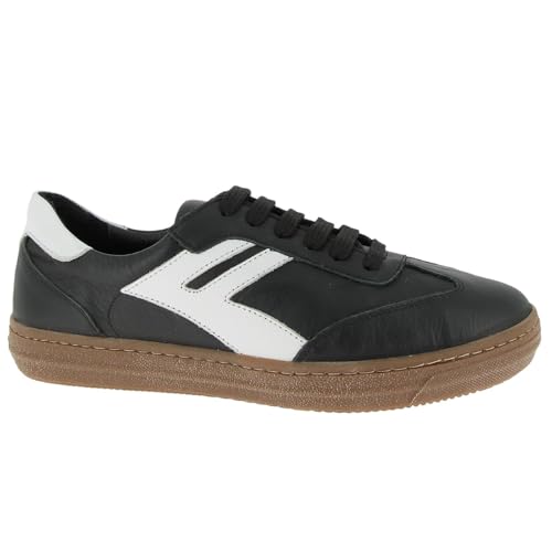 Andrea Conti Damen Low Top Freya Sneaker, schwarz/weiß/Dark Gum, 37 EU Andrea Conti Damen Low Top Freya Sneaker, schwarz/weiß/Dark Gum, 37 EU von Andrea Conti