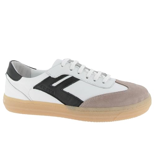Andrea Conti Damen Low Top Freya Sneaker, weiß/schwarz/Light Gum, 41 EU von Andrea Conti