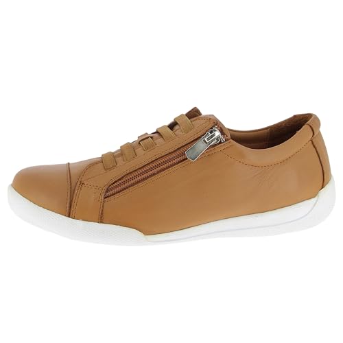 Andrea Conti Damen Low Top Sneaker, Brandy, 42 EU Andrea Conti Damen Low Top Sneaker, Brandy, 42 EU von Andrea Conti