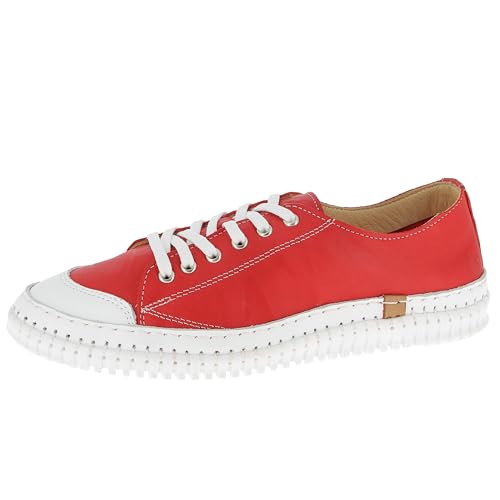 Andrea Conti Damen Low Top Sneaker, Chili, 42 EU von Andrea Conti