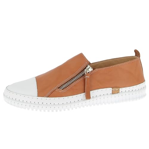 Andrea Conti Damen Low Top Sneaker, Cognac, 41 EU Andrea Conti Damen Low Top Sneaker, Cognac, 41 EU von Andrea Conti