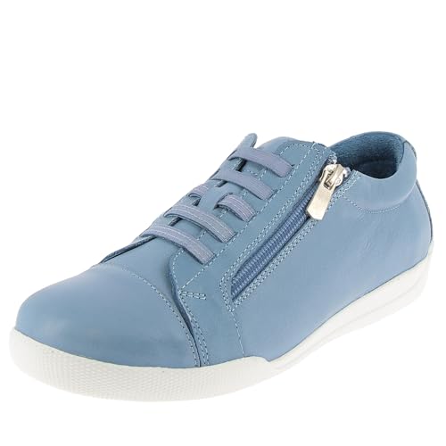 Andrea Conti Damen Low Top Sneaker, Infinity Blue, 36 EU Andrea Conti Damen Low Top Sneaker, Infinity Blue, 36 EU von Andrea Conti