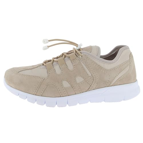 Andrea Conti Damen Low Top Sneaker, Silbergrau, 38 EU von Andrea Conti