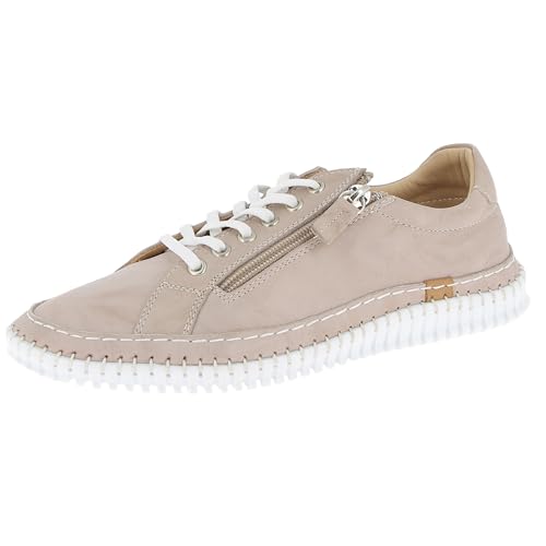 Andrea Conti Damen Low Top Sneaker, Silbergrau, 39 EU von Andrea Conti