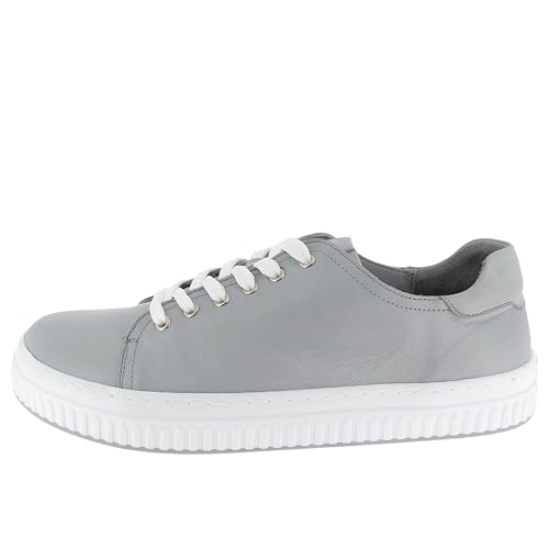 Andrea Conti Damen Low Top Sneaker, hellgrau, 38 EU von Andrea Conti