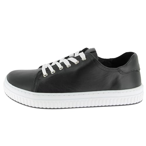 Andrea Conti Damen Low Top Sneaker, schwarz/schwarz, 40 EU von Andrea Conti