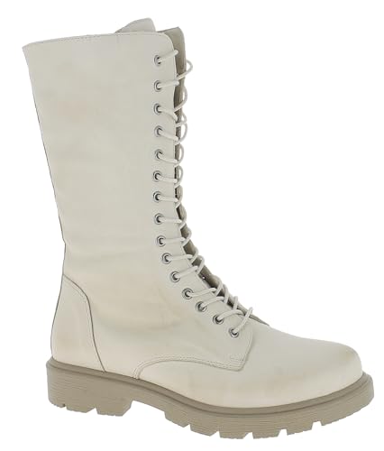 Andrea Conti Damen Mode-Stiefel, Creme, 38 EU von Andrea Conti