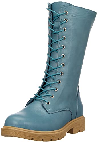 Andrea Conti Damen Mode-Stiefel, Petrol, 37 EU von Andrea Conti