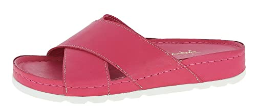 Andrea Conti Damen Pantolette, Magenta, 37 EU von Andrea Conti