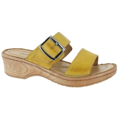 Andrea Conti Damen Pantolette, Zitrone, 36 EU von Andrea Conti
