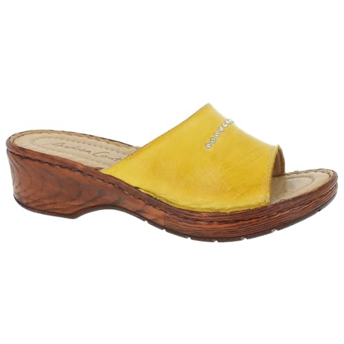 Andrea Conti Damen Pantolette, Zitrone, 39 EU von Andrea Conti