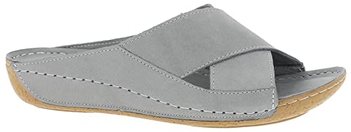 Andrea Conti Damen Pantolette, grau, 36 EU von Andrea Conti