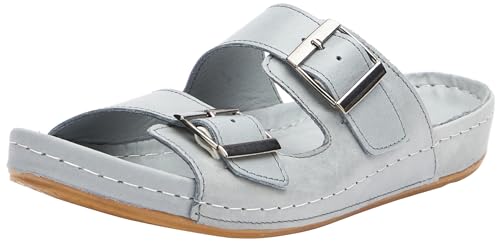 Andrea Conti Damen Pantolette, hellgrau, 41 EU Andrea Conti Damen Pantolette, hellgrau, 41 EU von Andrea Conti