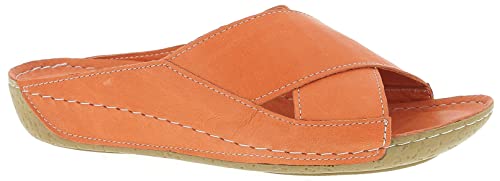 Andrea Conti Damen Pantolette, orange, 37 EU von Andrea Conti