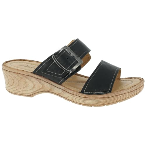 Andrea Conti Damen Pantolette, schwarz, 40 EU von Andrea Conti