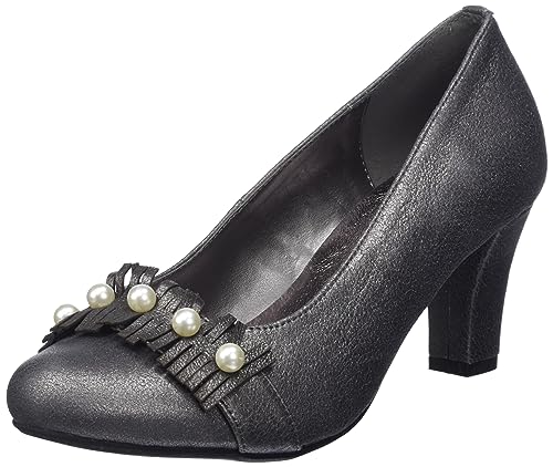 Andrea Conti Damen Pumps, Altsilber, 39 EU von Andrea Conti