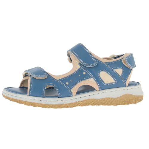 Andrea Conti Damen Sandalette Sandale, Denim, 36 EU von Andrea Conti