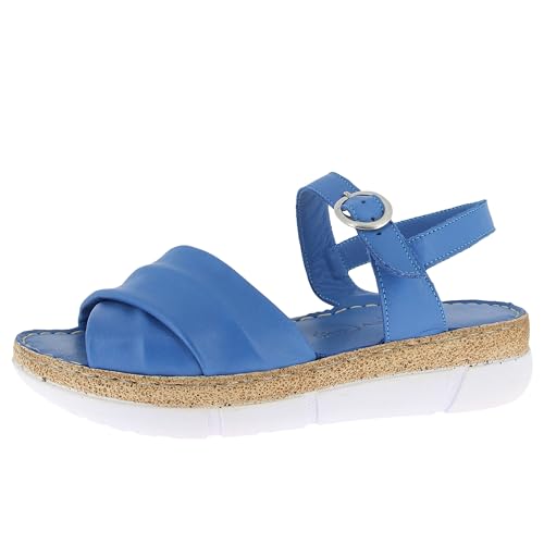 Andrea Conti Damen Sandalette Sandale, Kings Blue, 38 EU von Andrea Conti