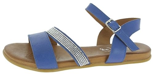 Andrea Conti Damen Sandale, Kobalt, 39 EU von Andrea Conti