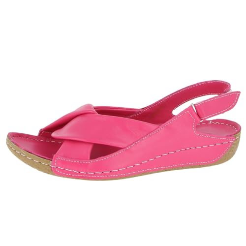 Andrea Conti Damen Sandalette Sandale, Magenta, 39 EU von Andrea Conti