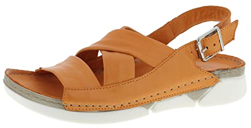 Andrea Conti Damen Sandalette Sandale, Mandarine, 38 EU von Andrea Conti