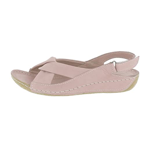 Andrea Conti Damen Sandalette Sandale, Mauve, 42 EU von Andrea Conti
