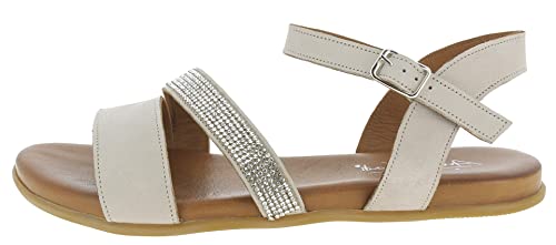 Andrea Conti Damen Sandale, Silbergrau, 38 EU von Andrea Conti