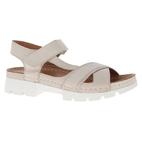 Andrea Conti Damen Sandalette Sandale, Silbergrau, 38 EU von Andrea Conti