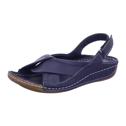 Andrea Conti Damen Sandalette Sandale, d.blau, 38 EU von Andrea Conti