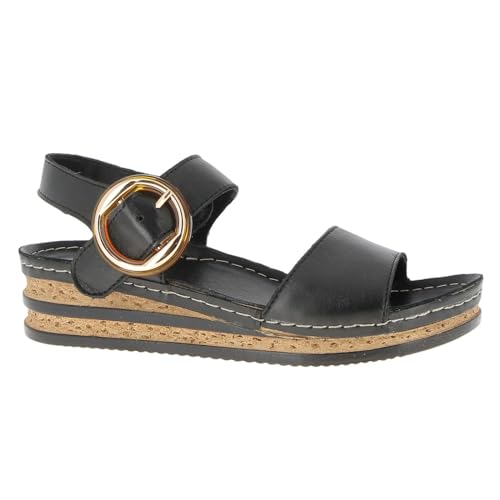 Andrea Conti Damen Sandalette Sandale, schwarz, 39 EU Andrea Conti Damen Sandalette Sandale, schwarz, 39 EU von Andrea Conti