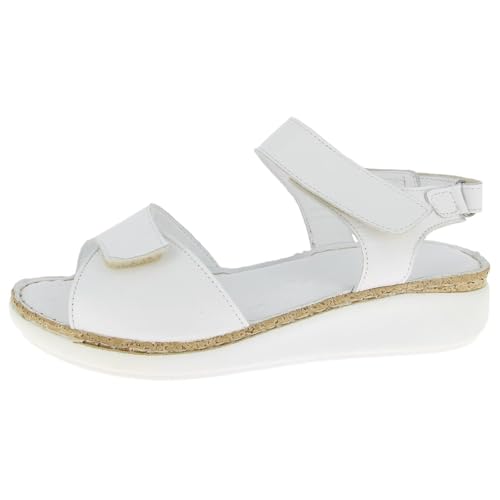 Andrea Conti Damen Sandalette Sandale, weiß, 39 EU Andrea Conti Damen Sandalette Sandale, weiß, 39 EU von Andrea Conti