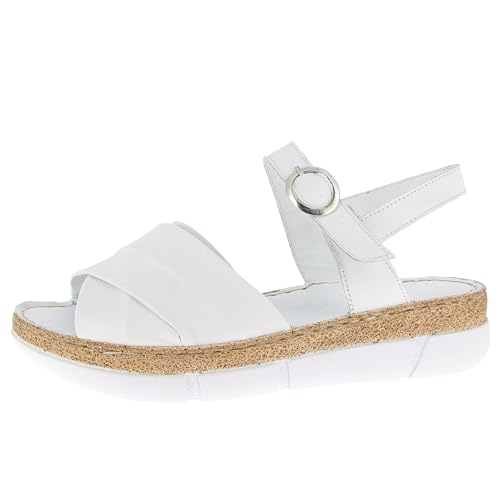 Andrea Conti Damen Sandalette Sandale, weiß, 40 EU Andrea Conti Damen Sandalette Sandale, weiß, 40 EU von Andrea Conti