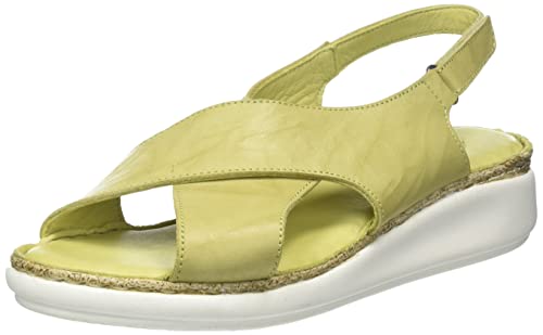 Andrea Conti Damen Sandalette Sandale mit Absatz, Limone, 37 EU von Andrea Conti
