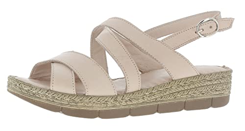 Andrea Conti Damen Sandalette Sandale mit Absatz, Rose, 37 EU von Andrea Conti