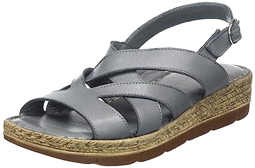 Andrea Conti Damen Sandalette Sandale mit Absatz, Taubengrau, 37 EU von Andrea Conti