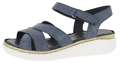 Andrea Conti Damen Sandalette Sandale mit Absatz, d.blau, 38 EU von Andrea Conti